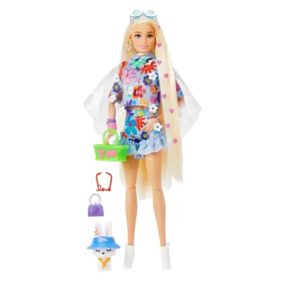 Barbie Extra Mavi Etekli Bebek - 1