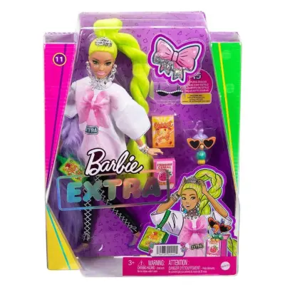 Barbie Extra Neon Saçlı Bebek - 3