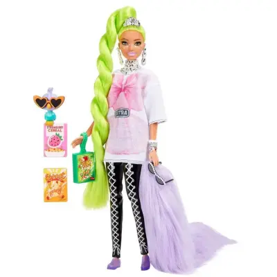 Barbie Extra Neon Saçlı Bebek - 6