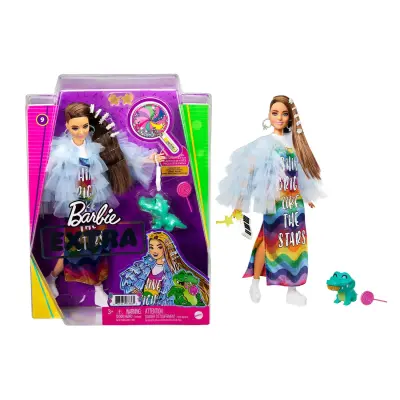 Barbie Extra Örgü Saçlı Bebek - 3