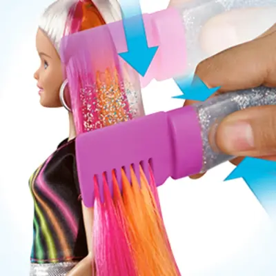 Barbie Gökkuşağı Renkli Saçlar Bebeği - 2