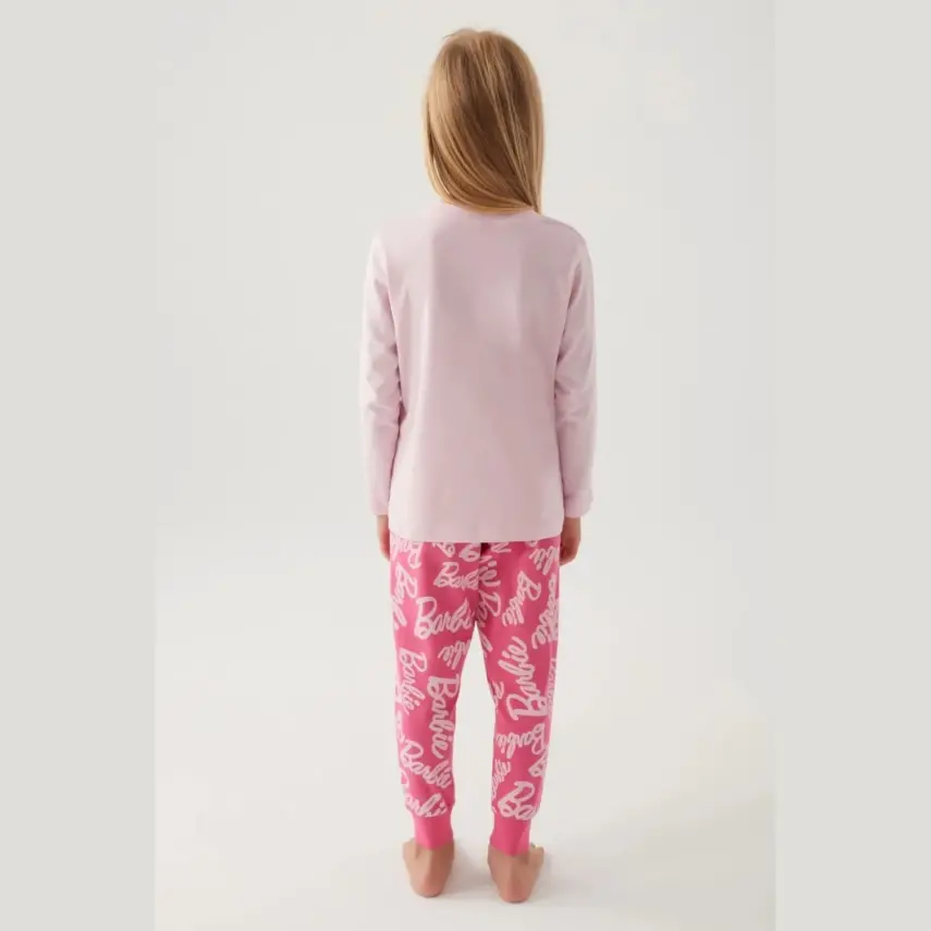 Barbie Kız 2li Takım Toz Pembe - 15