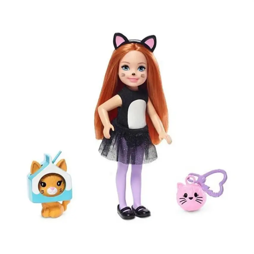 Barbie Kostümlü Chelsea ve Hayvancığı Oyun Setleri - 1