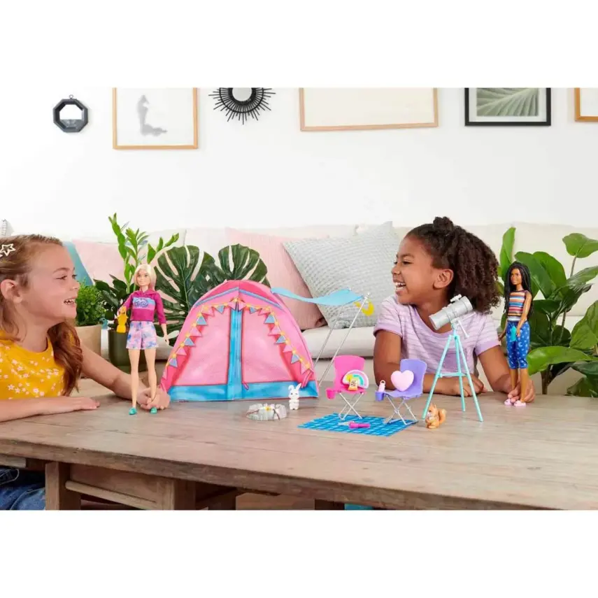 Barbie Malibu ve Brooklyn Kampta Oyun Seti - 7