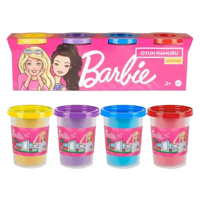 Barbie Oyun Hamuru 4'lü 400gr - 2