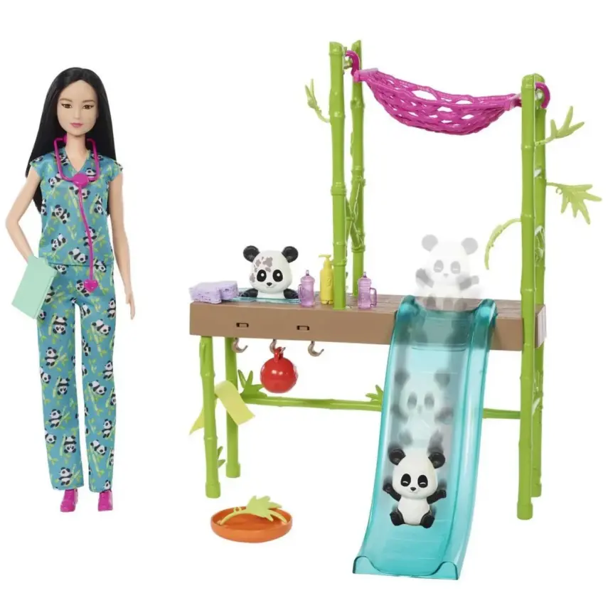 Barbie Panda Bakımı Oyun Seti - 1
