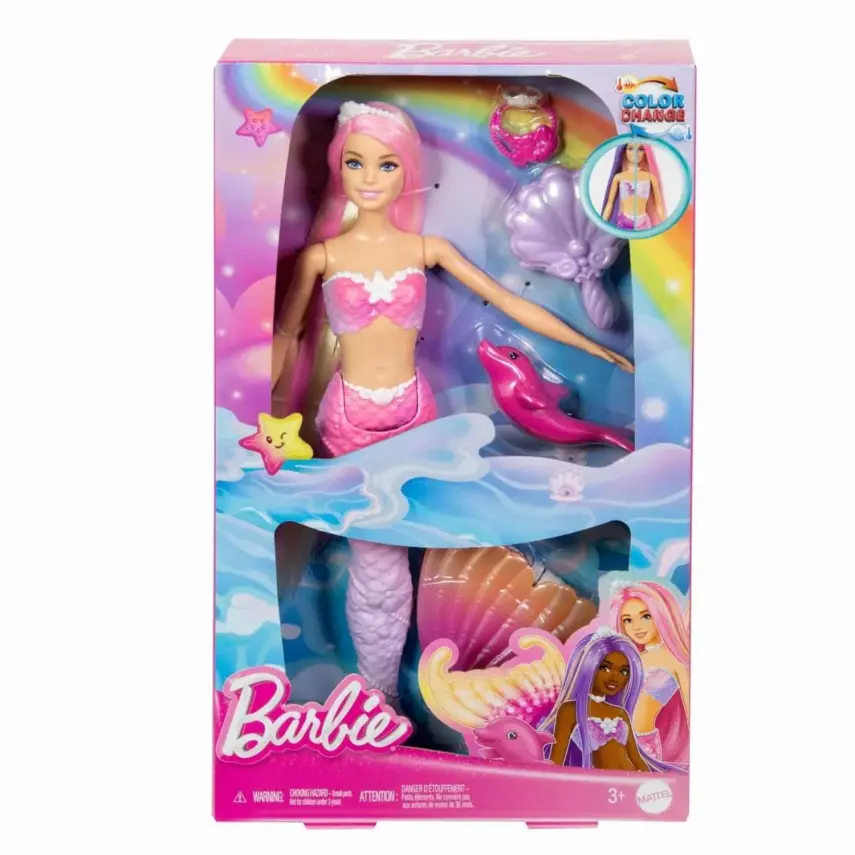 Barbie Renk Değiştiren Deniz Kızı ve Aksesuarları - 5