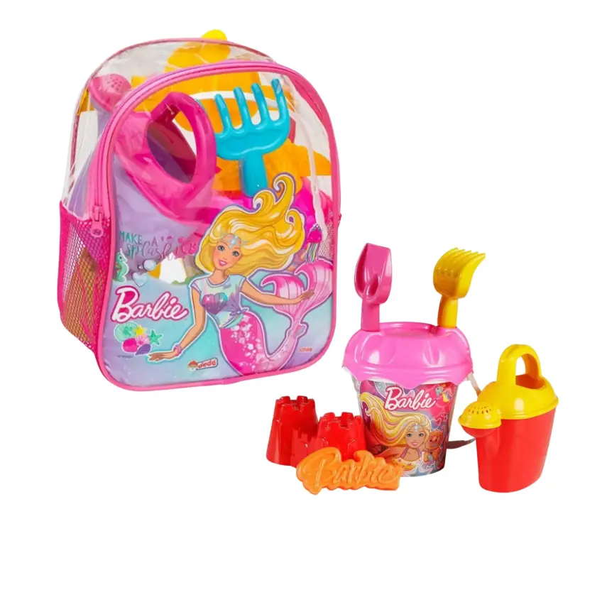 Barbıe Resimli Sırt Çantalı Plaj Set - 1