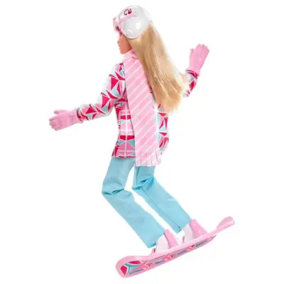 Barbie  Snowboard Sporcusu Bebek - 4