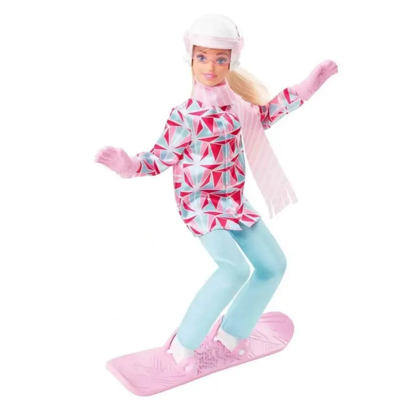 Barbie  Snowboard Sporcusu Bebek - 8