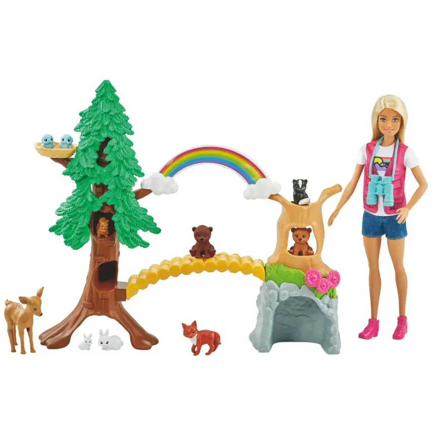 Barbie Tropikal Yaşam Rehberi Bebek ve Oyun Seti - 1