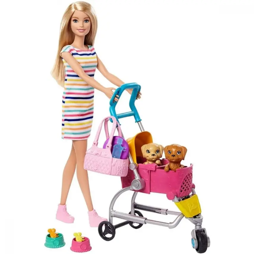 Barbie ve Köpekleri Geziyor Oyun Seti - 3
