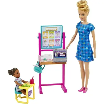Barbie ve Meslekleri Oyun Setleri (öğrenme eglencesi)
