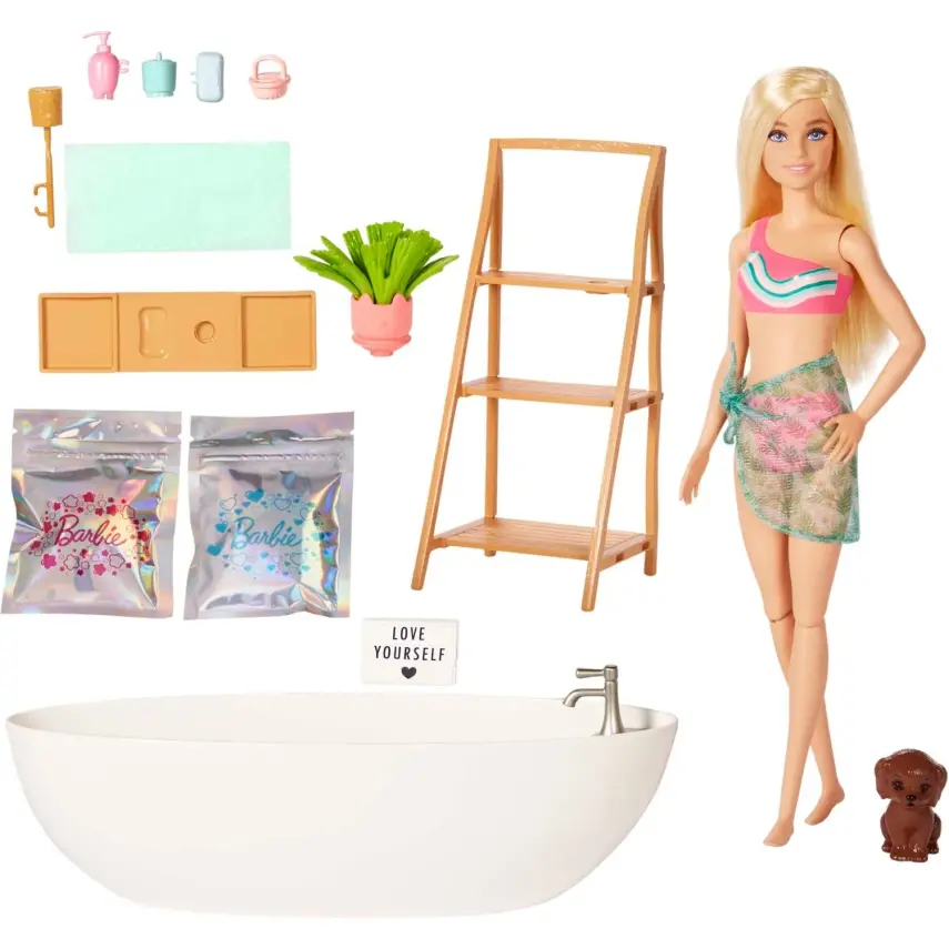 Barbie Wellness - Barbie'nin Spa Günü Oyun Seti - 1