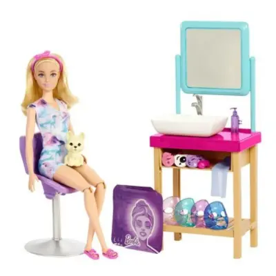 Barbie Welness Işıltı Dolu Spa Günü Oyun Seti - 2