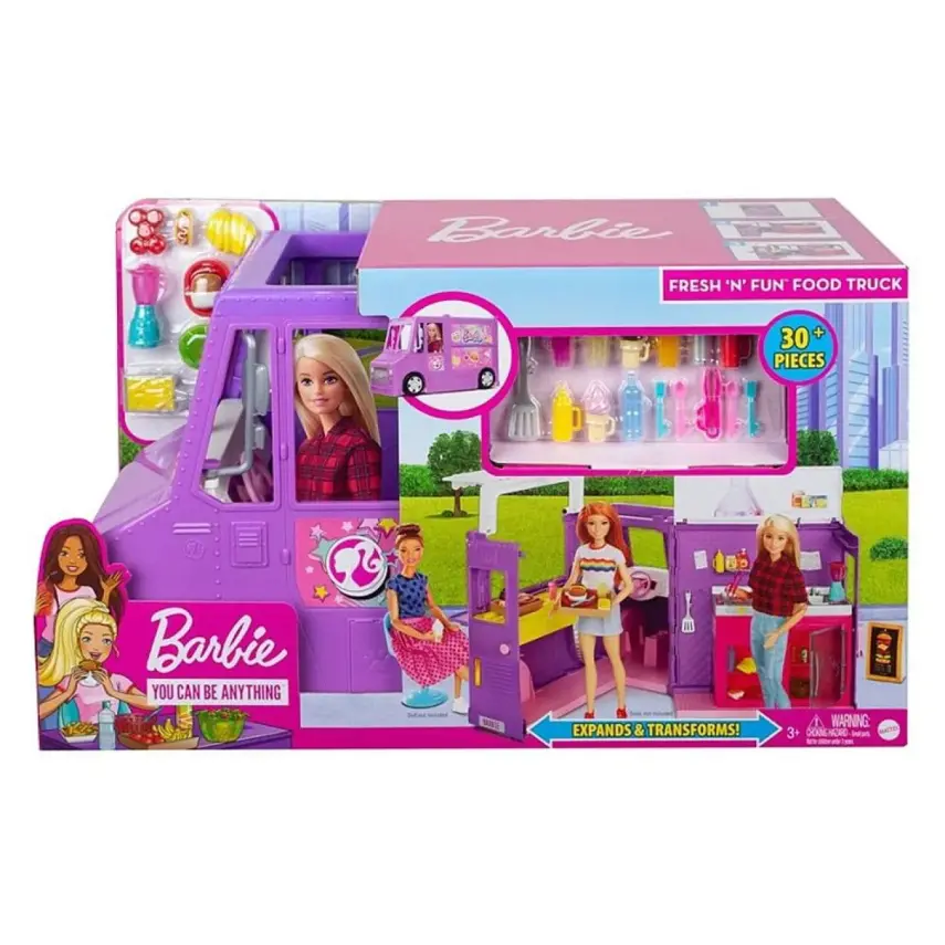 Barbie Yemek Arabası Oyun Seti - 2