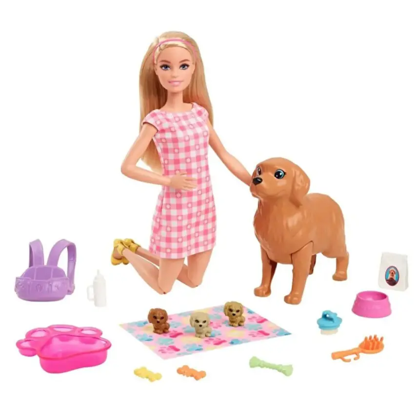 Barbie Yeni Doğan Köpekler Oyun Seti - 1
