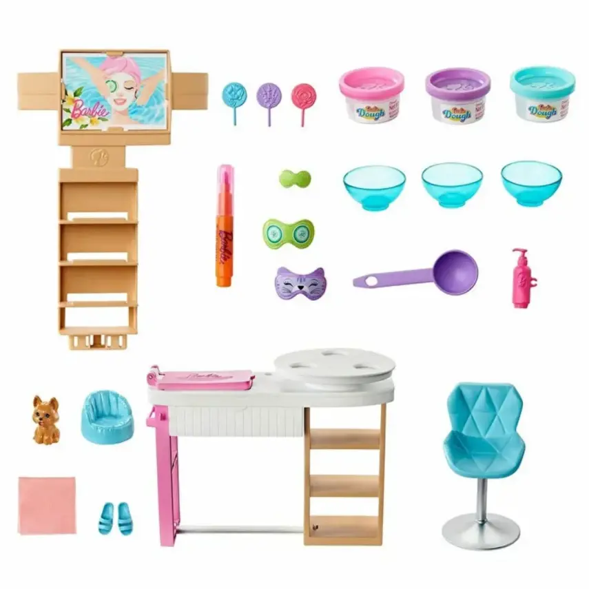 Barbie Yüz Bakımı Yapıyor Oyun Seti - 2