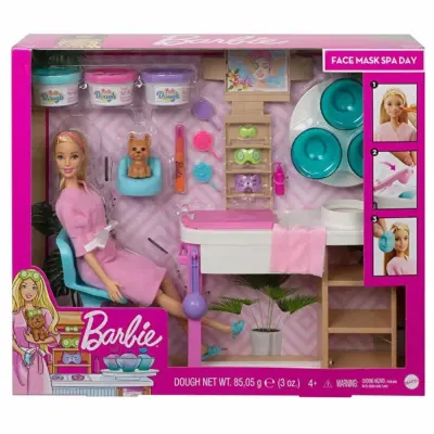 Barbie Yüz Bakımı Yapıyor Oyun Seti - 5