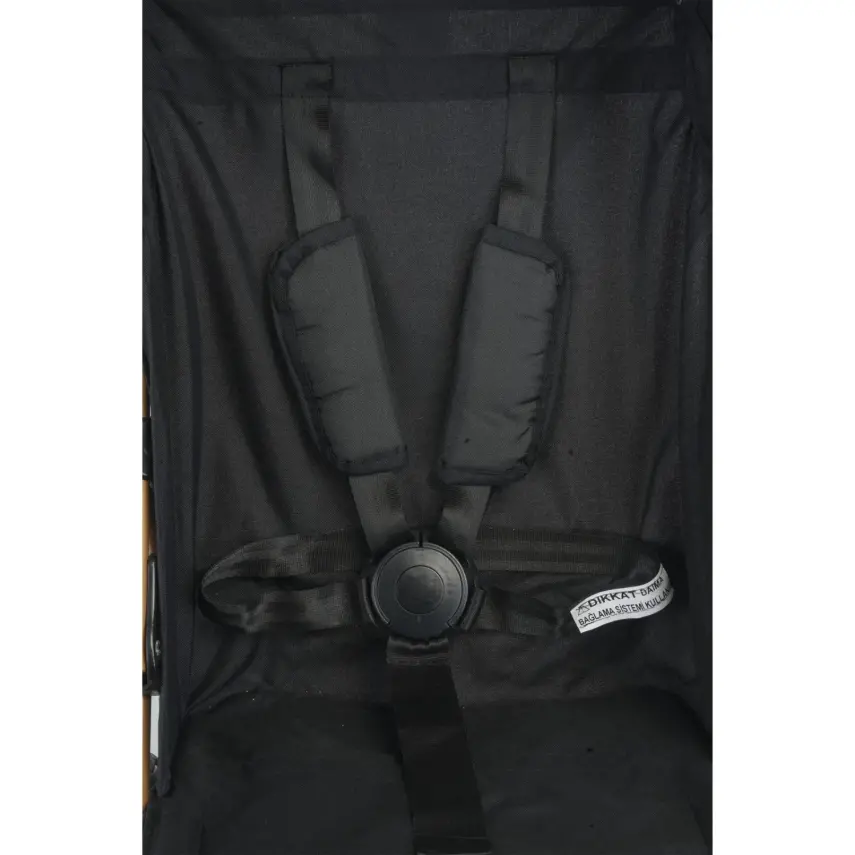 Be-Be Basic Pratik Ultra Hafif Katlanabilir Baston Bebek Arabası Gold Siyah - 6