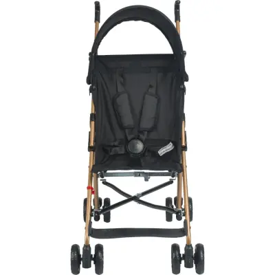 Be-Be Basic Pratik Ultra Hafif Katlanabilir Baston Bebek Arabası  Siyah Siyah (1)