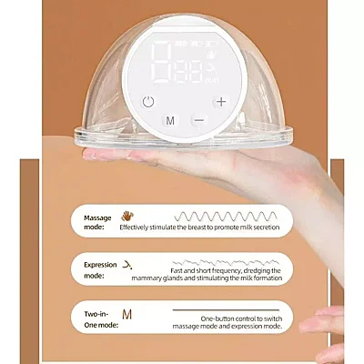 Bebebao Express 180 ML Elektrikli Süt Sağma Giyilebilir Göğüs Pompası - 4
