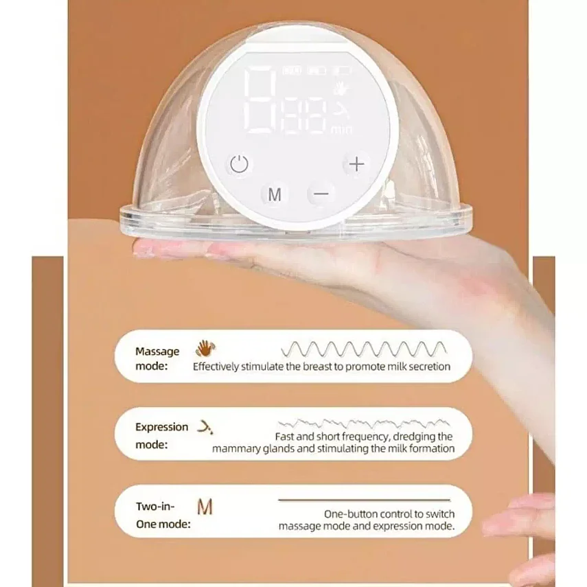 Bebebao Express 180 ML Elektrikli Süt Sağma Giyilebilir Göğüs Pompası - 4