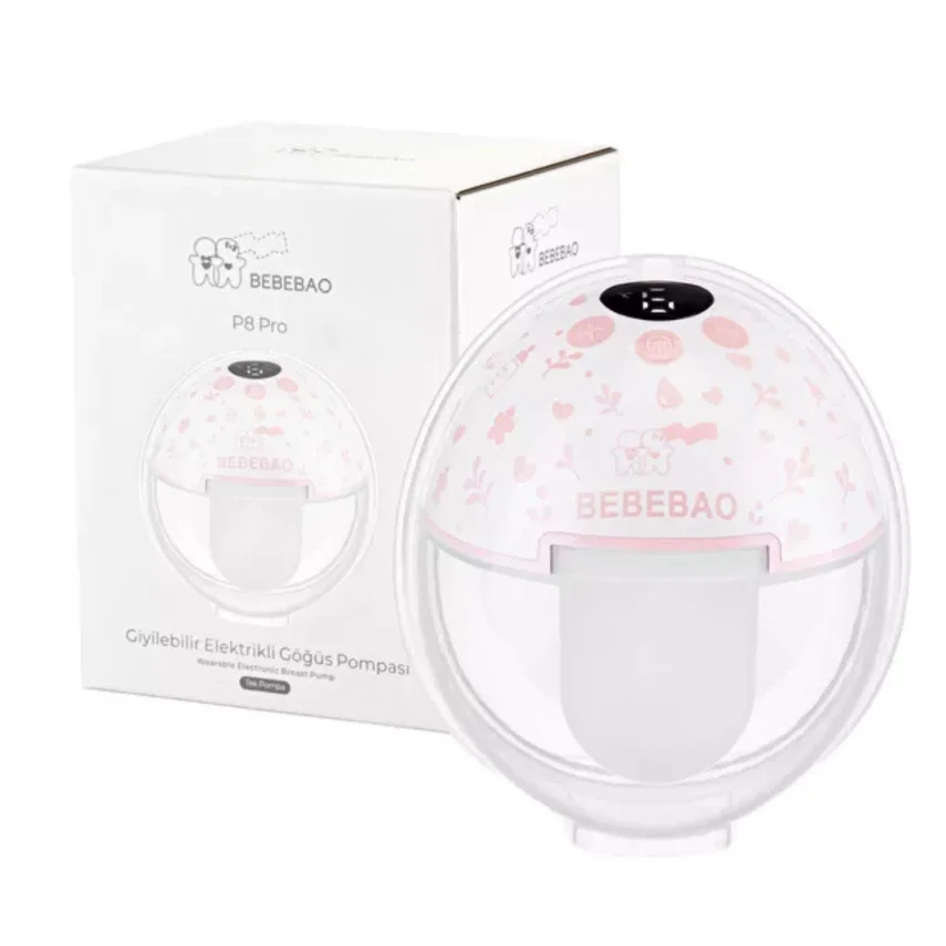 Bebebao P8 Pro 180 ML Yeni Nesil İç Motorlu Giyilebilir Elektrikli Göğüs Pompası Süt Pompası - 2