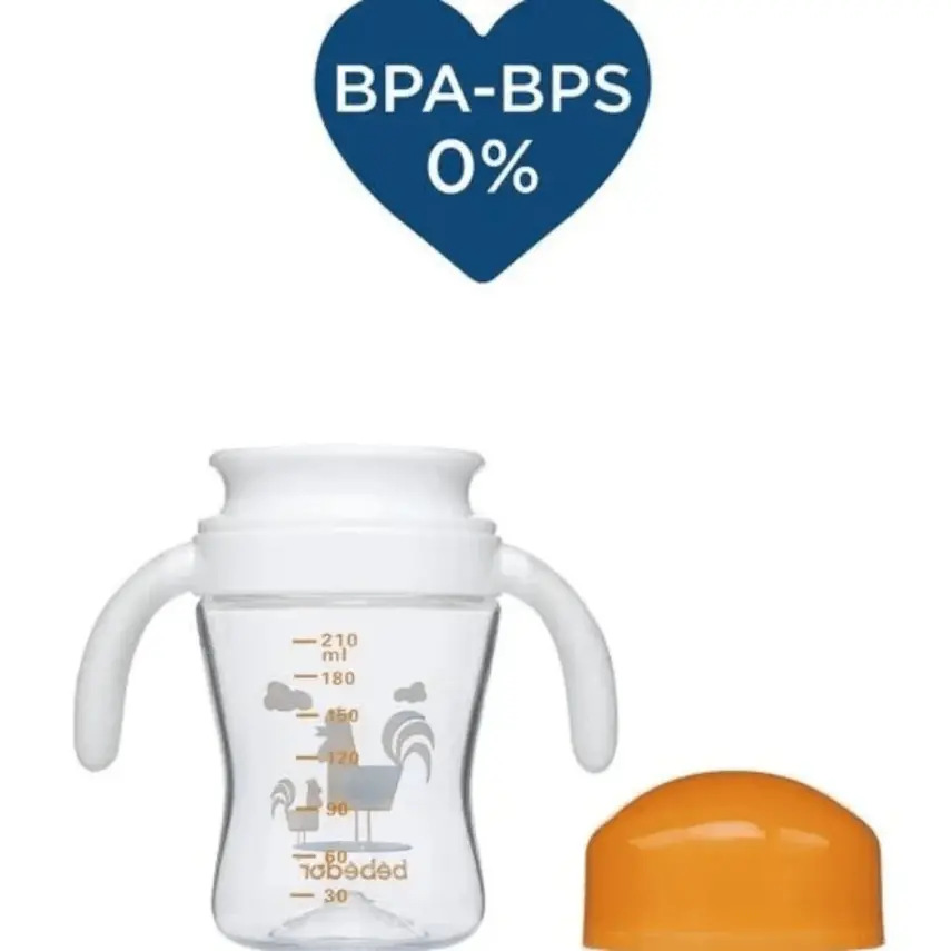 Bebedor 360 Derece Dönen Tritan Kulplu Bardak 210 ml - 7