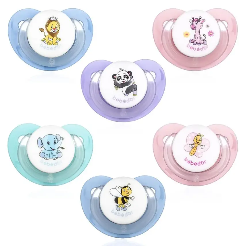 Bebedor Classic Damaklı Silikon Emzik 6+ Ay - 1