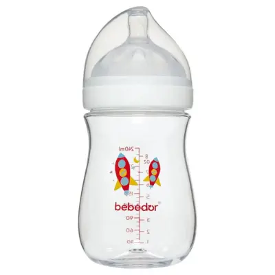 Bebedor Geniş Ağızlı Tritan Biberon 240 ml - 1