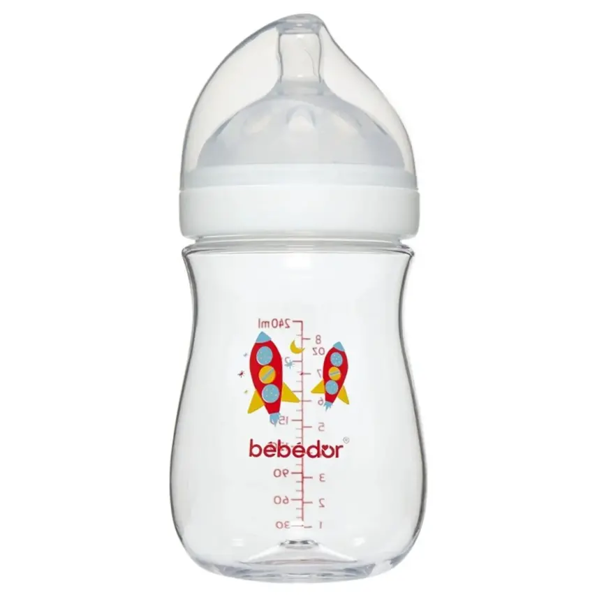 Bebedor Geniş Ağızlı Tritan Biberon 240 ml - 1