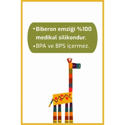 Bebedor Isıya Dirençli Cam Biberon 120 ml (1)