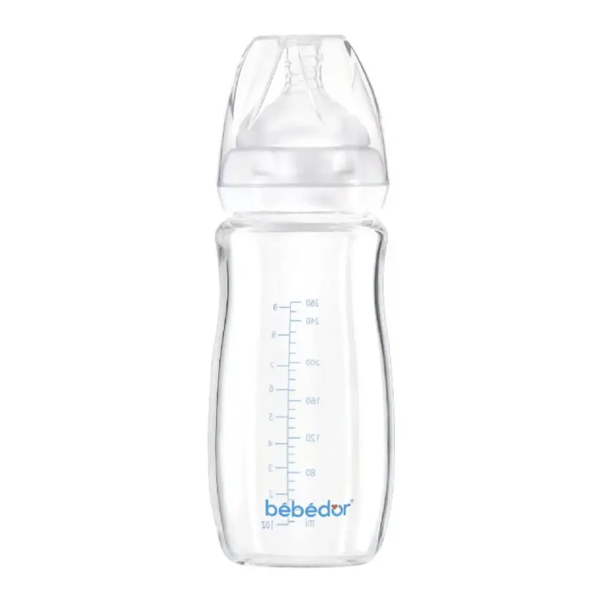 Bebedor Isıya Dirençli Cam Biberon 260 ml - 1