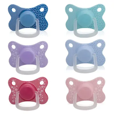 Bebedor Retro Yassı Silikon Emzik 6+ Ay