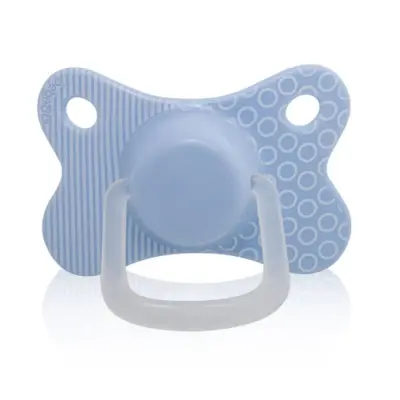 Bebedor Retro Yassı Silikon Emzik 6+ Ay (1)