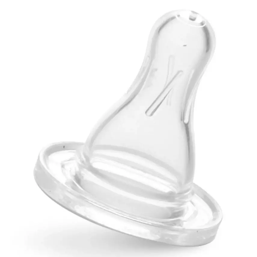 Bebedor Silikon Biberon Emziği 0+ Ay Yavaş Akış - 1