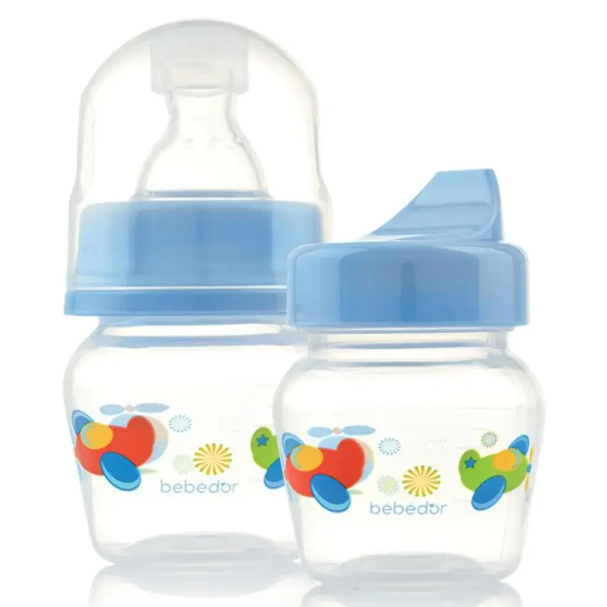 Bebedor Silikon Emzikli Çok Amaçlı PP Biberon 30 ml 0+ Ay - 5