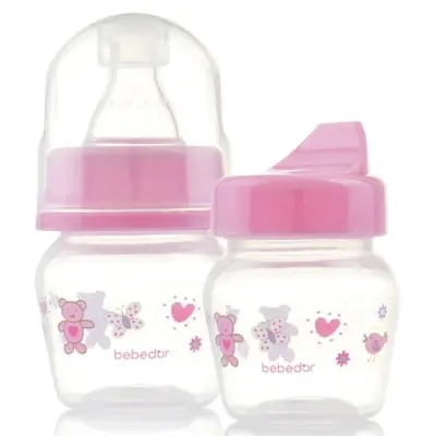 Bebedor Silikon Emzikli Çok Amaçlı PP Biberon 30 ml 0+ Ay - 3