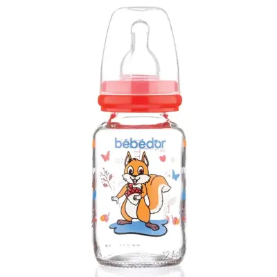 Bebedor Silikon Emzikli Desenli Cam Biberon 125 ml 0+ Ay - 2