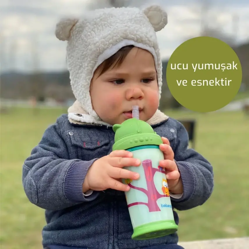 Bebedor Yalıtımlı Pipetli Alıştırma Bardağı 240 ml  - 10