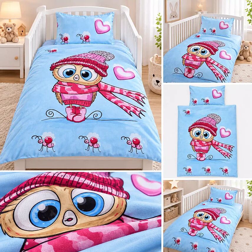Bebek Nevresim Ve Yastık Kılıfı Seti Cute 100x150 - 2