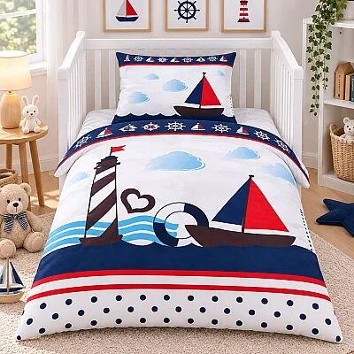 Bebek Nevresim Ve Yastık Kılıfı Seti Dümen 100x150