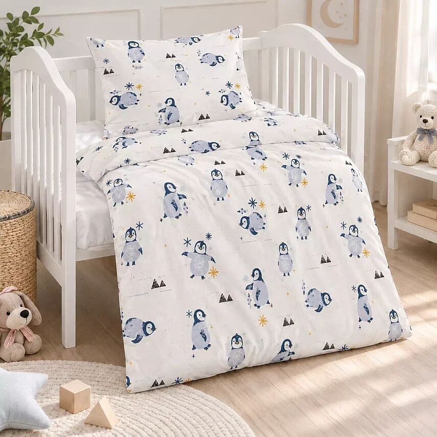 Bebek Nevresim Ve Yastık Kılıfı Seti Happy 100x150 - 1