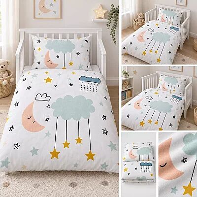 Bebek Nevresim Ve Yastık Kılıfı Yıldız 100x150 (1)