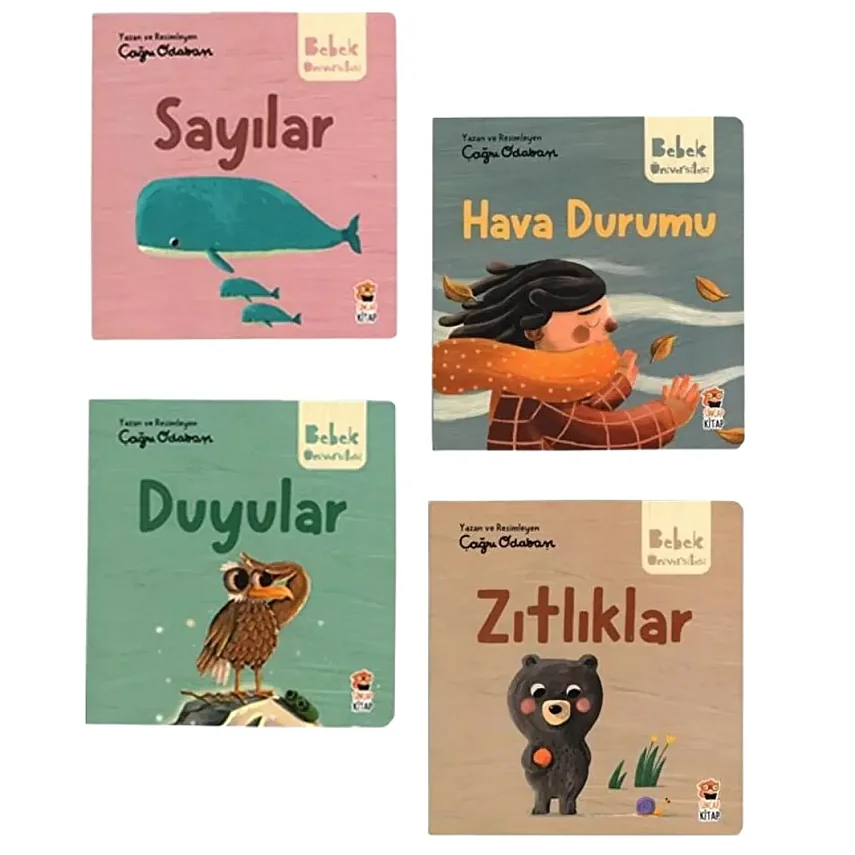 Bebek Üniversitesi 2- Hikayeli İlk Kavramlarım Set ( 4 Kitap) - 2