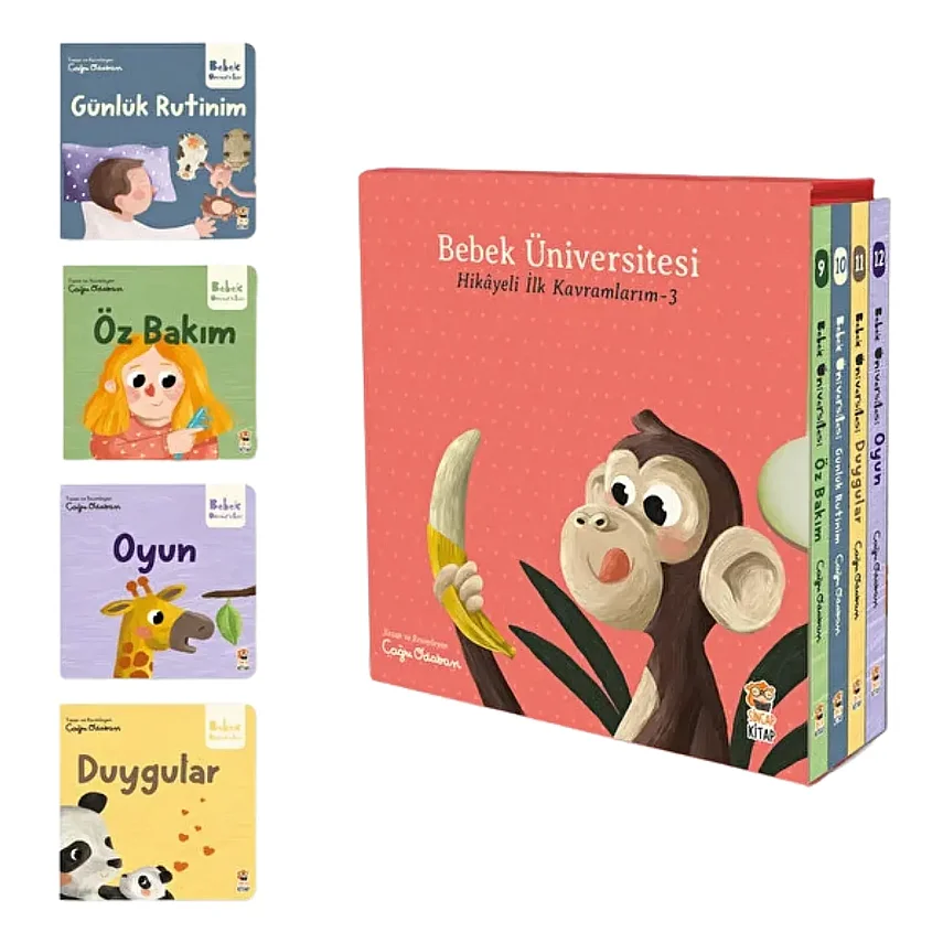 Bebek Üniversitesi 3-Hikayeli İlk Kavramlarım Set (4 Kitap) - 1
