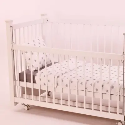 Bebekonfor Eylül Anne Yanı Beşik Doğal Yıldızlı 60*120  (1)