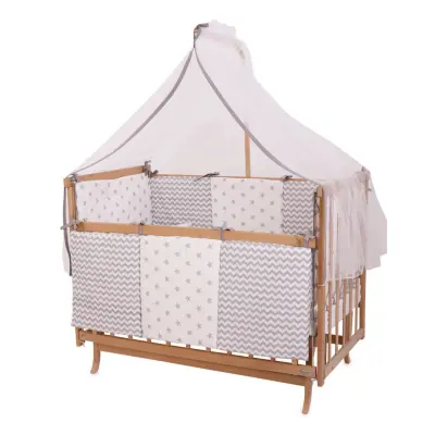 Bebekonfor Eylül Anne Yanı Beşik Doğal Zigzaglı 60*120  - 3