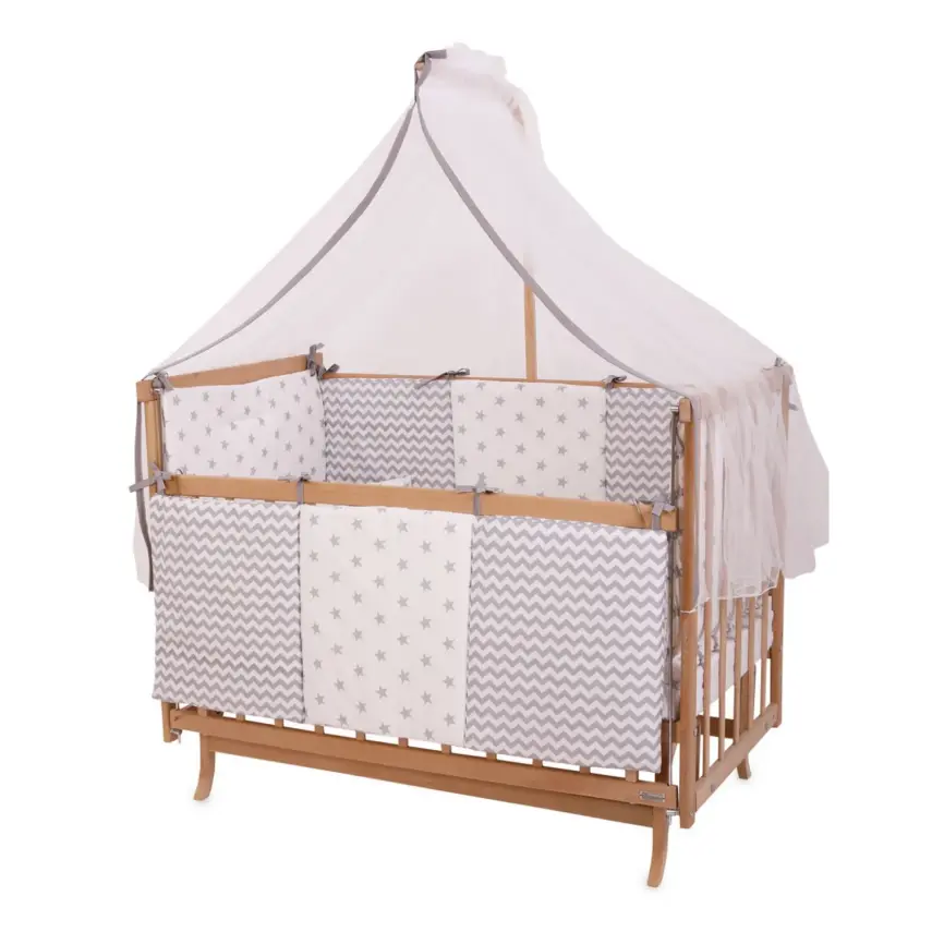 Bebekonfor Eylül Anne Yanı Beşik Doğal Zigzaglı 60*120  - 3